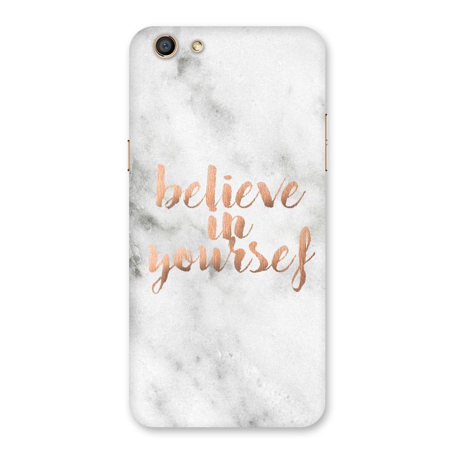 Believe in Yourself Back Case for Oppo F3
