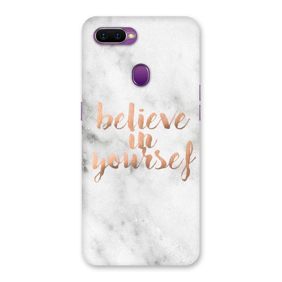 Believe in Yourself Back Case for Oppo F9