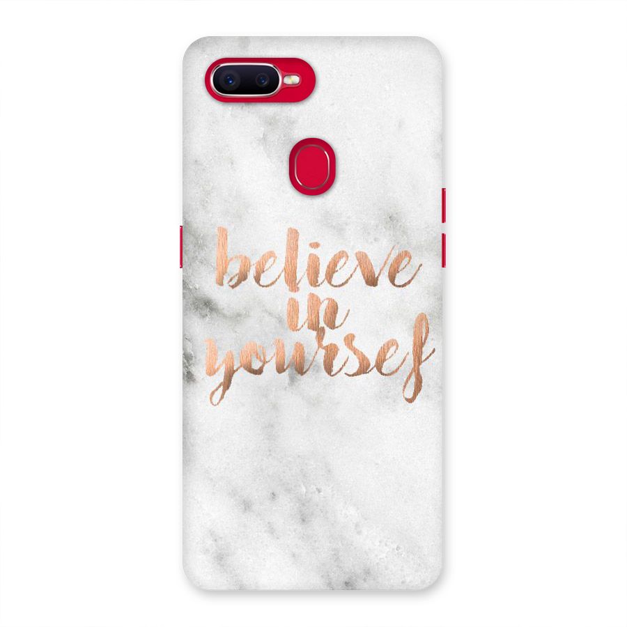 Believe in Yourself Back Case for Oppo F9 Pro