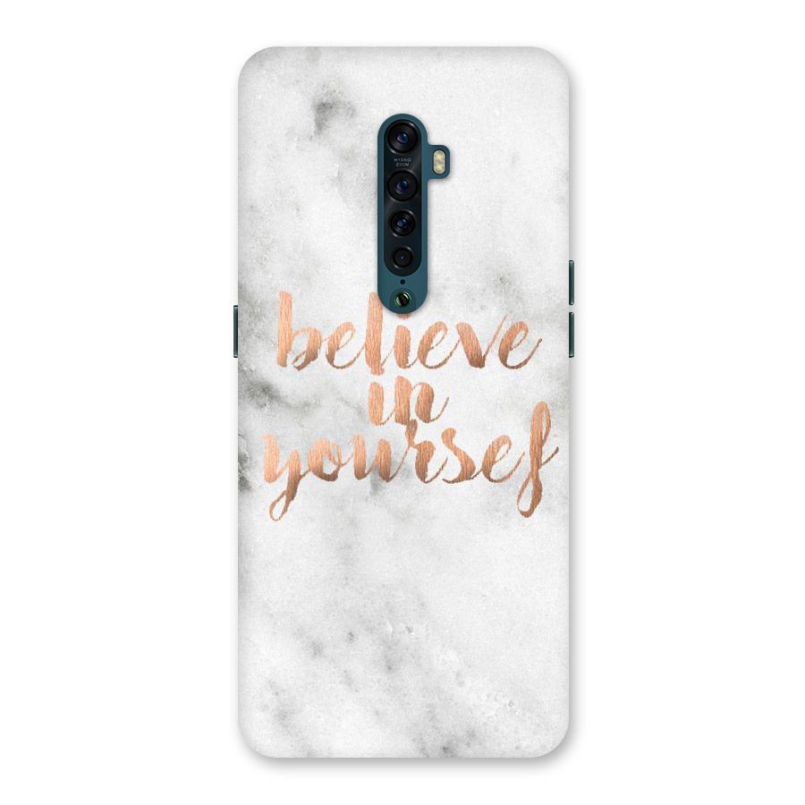 Believe in Yourself Back Case for Oppo Reno2