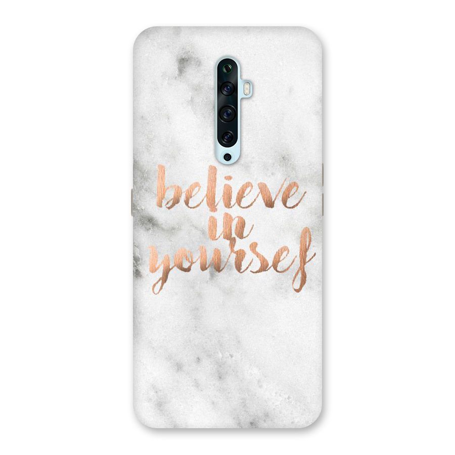 Believe in Yourself Back Case for Oppo Reno2 Z