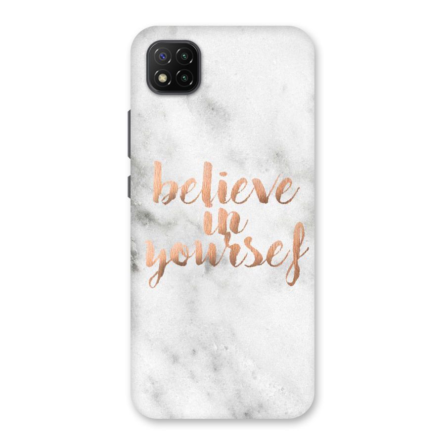 Believe in Yourself Back Case for Poco C3