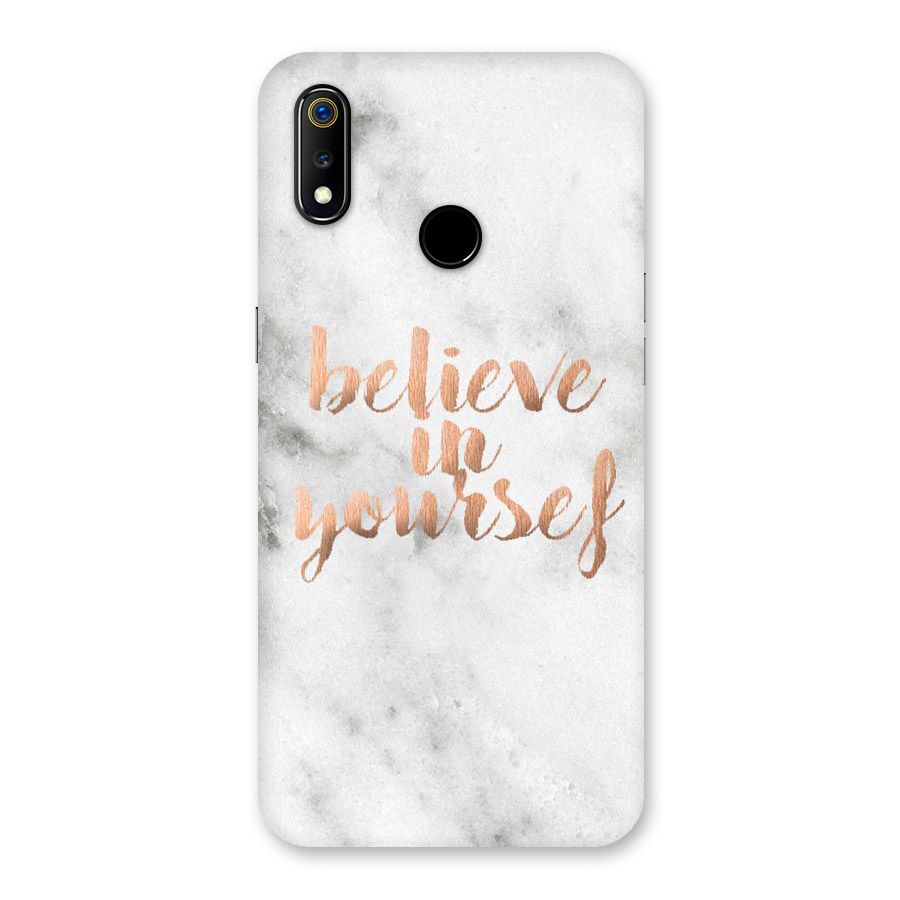 Believe in Yourself Back Case for Realme 3