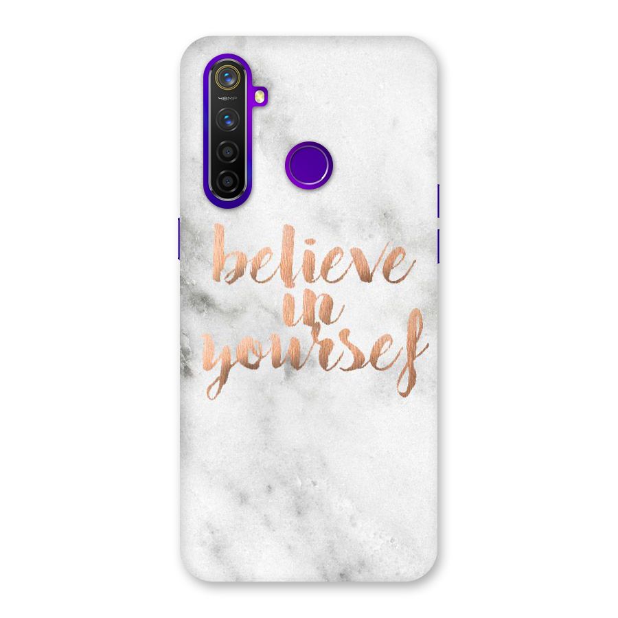 Believe in Yourself Back Case for Realme 5 Pro