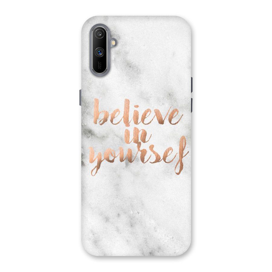 Believe in Yourself Back Case for Realme C3