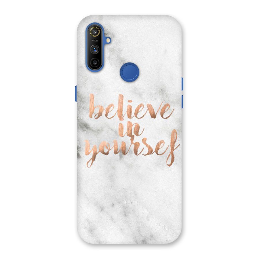 Believe in Yourself Back Case for Realme Narzo 10A