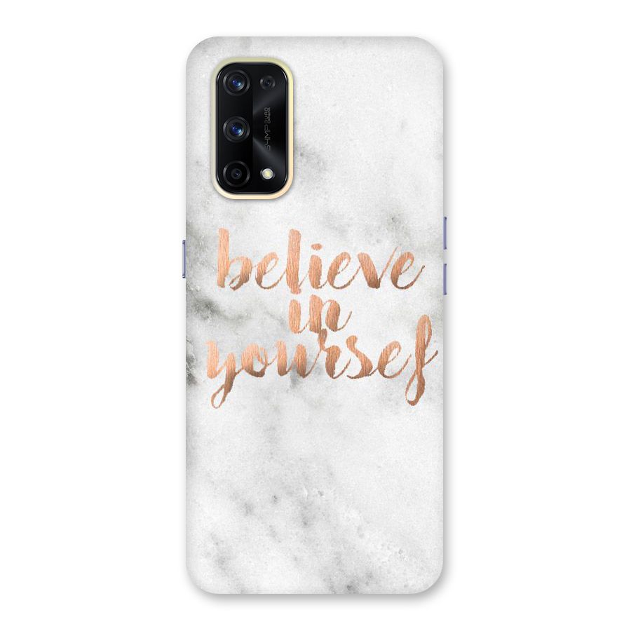 Believe in Yourself Glass Back Case for Realme X7 Pro