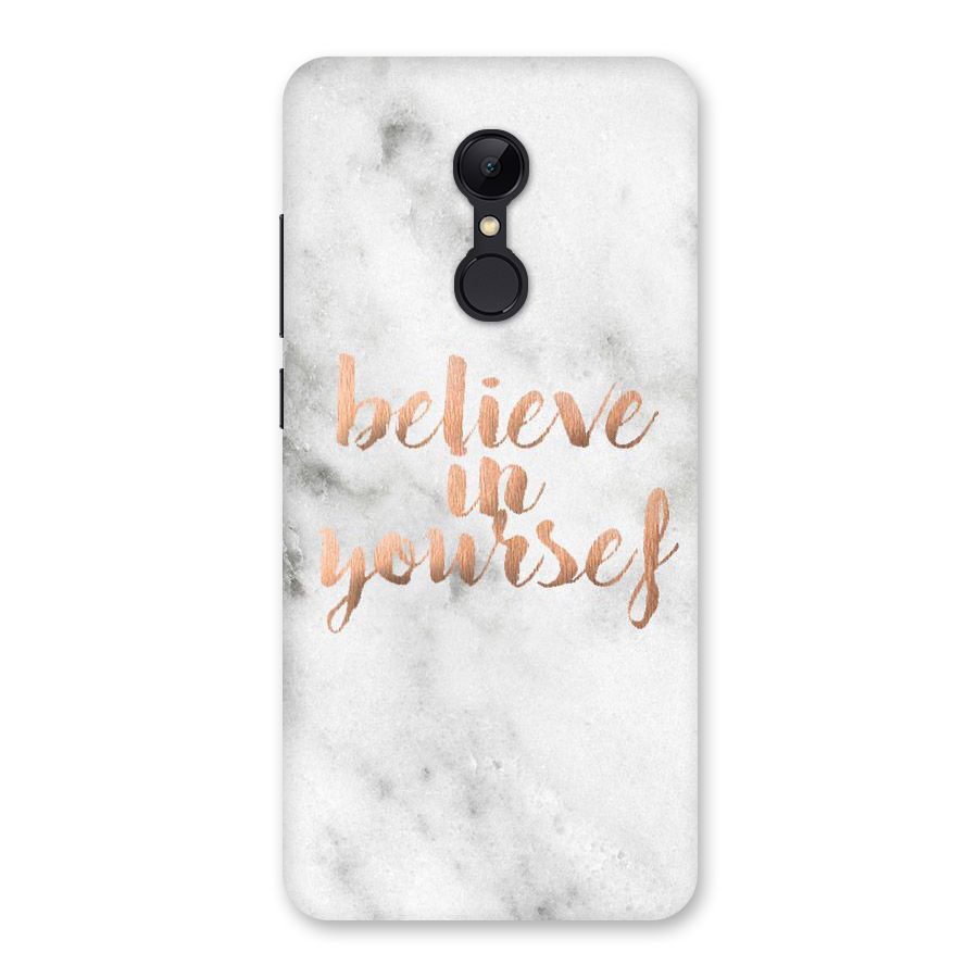 Believe in Yourself Back Case for Redmi 5