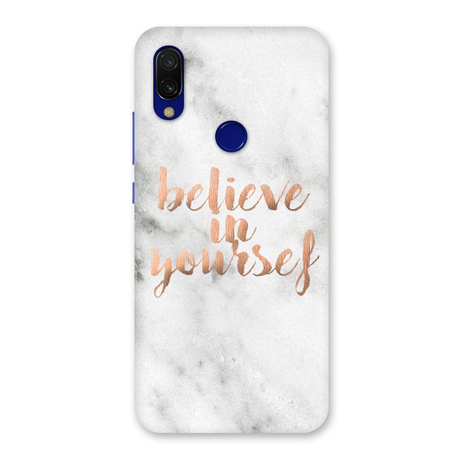 Believe in Yourself Back Case for Redmi 7
