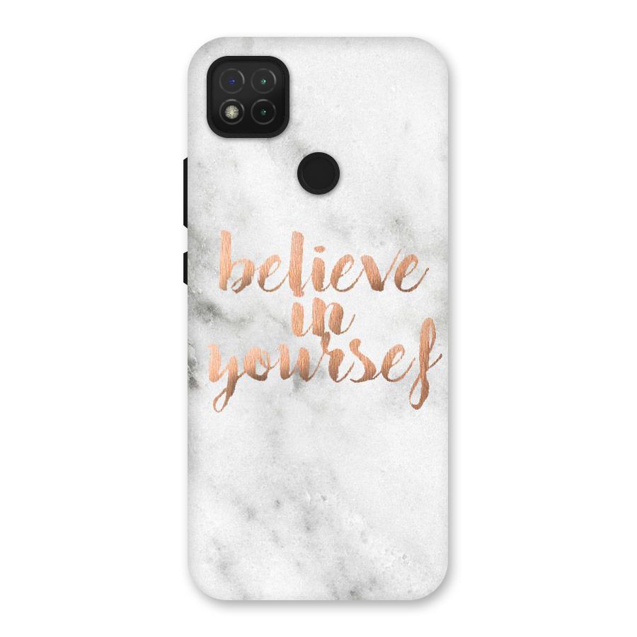 Believe in Yourself Back Case for Redmi 9