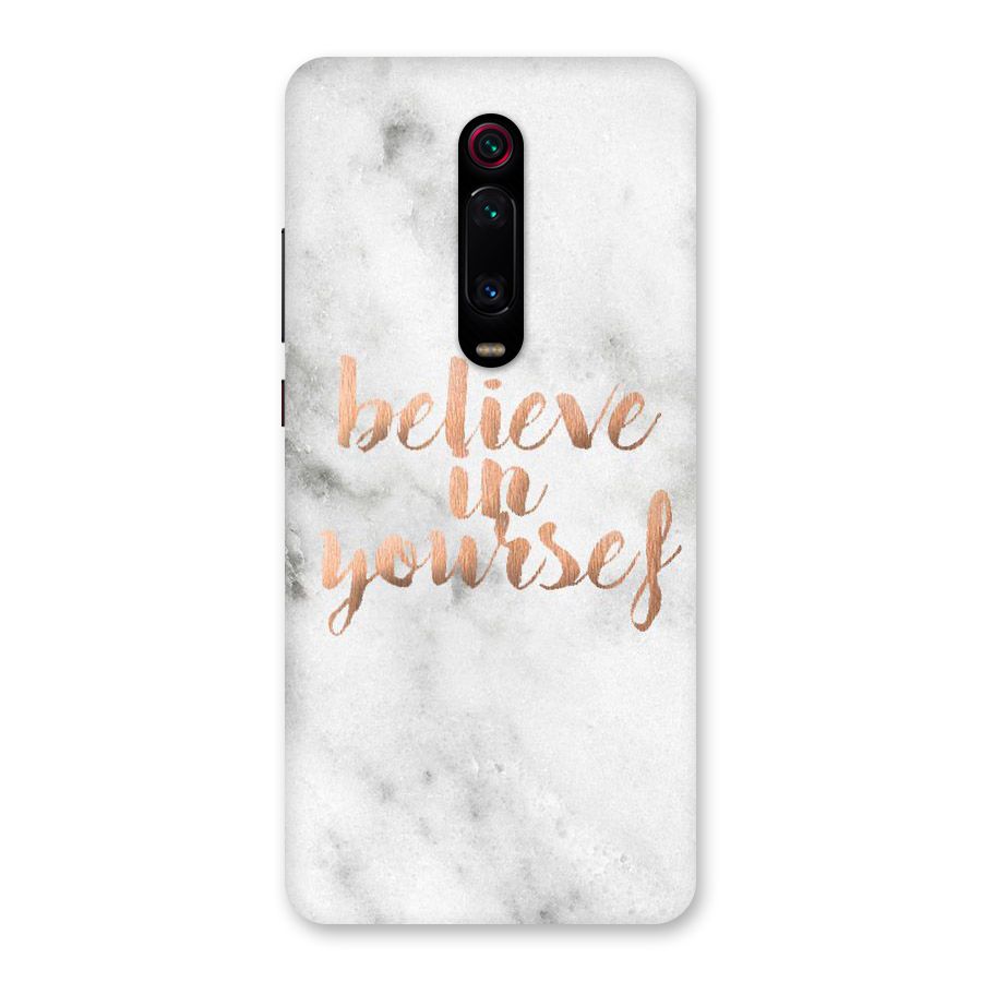 Believe in Yourself Back Case for Redmi K20