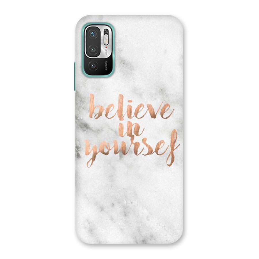 Believe in Yourself Back Case for Redmi Note 10T 5G