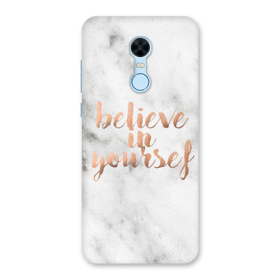 Believe in Yourself Back Case for Redmi Note 5