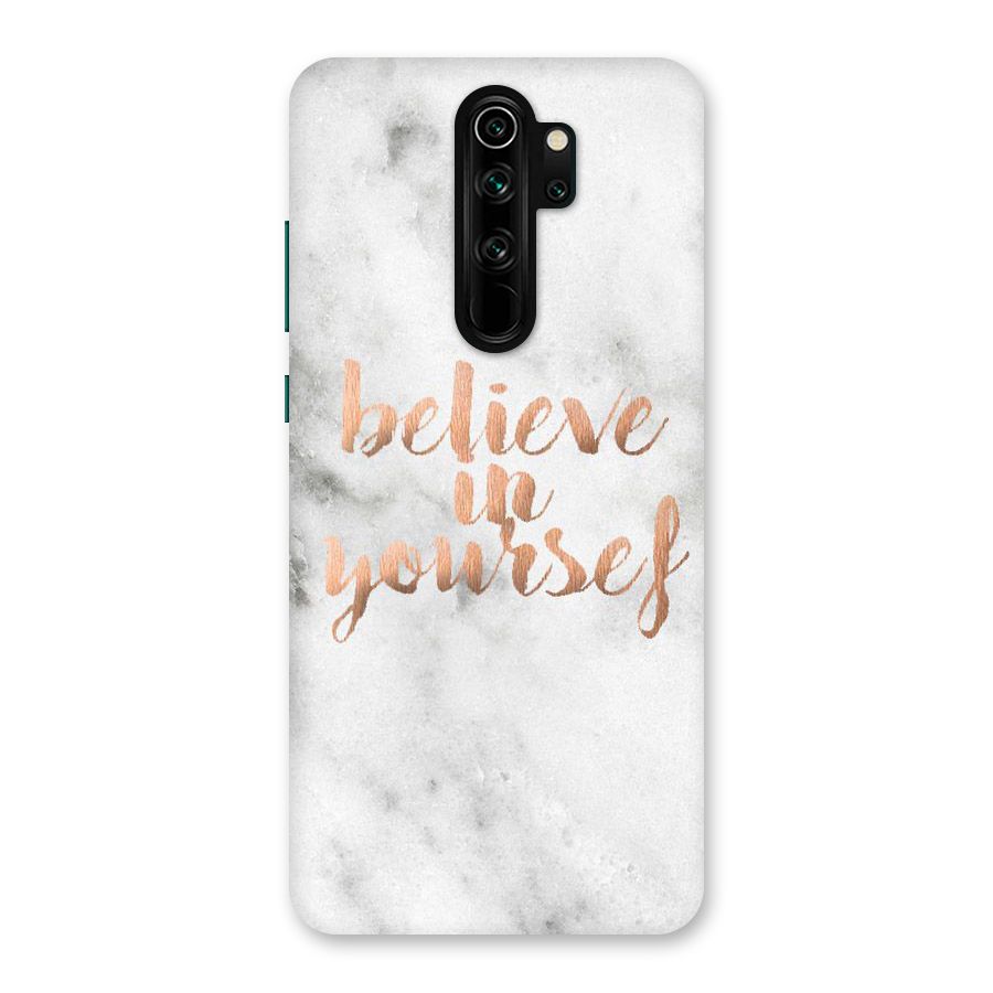 Believe in Yourself Back Case for Redmi Note 8 Pro