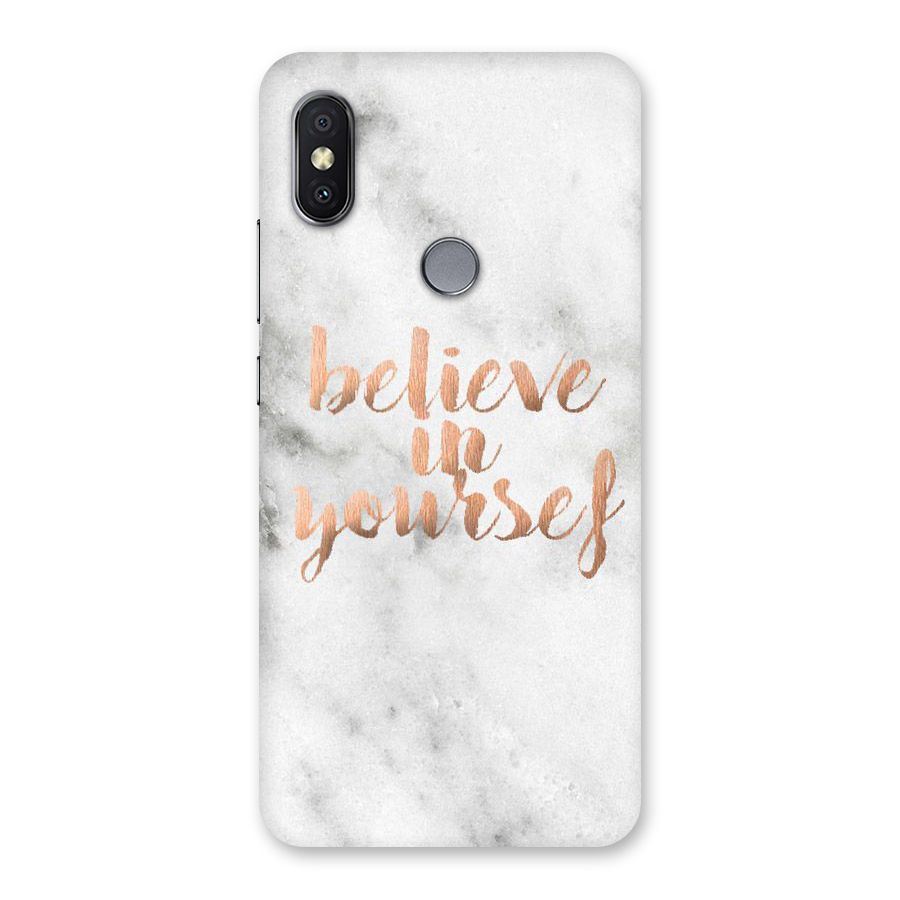Believe in Yourself Back Case for Redmi Y2