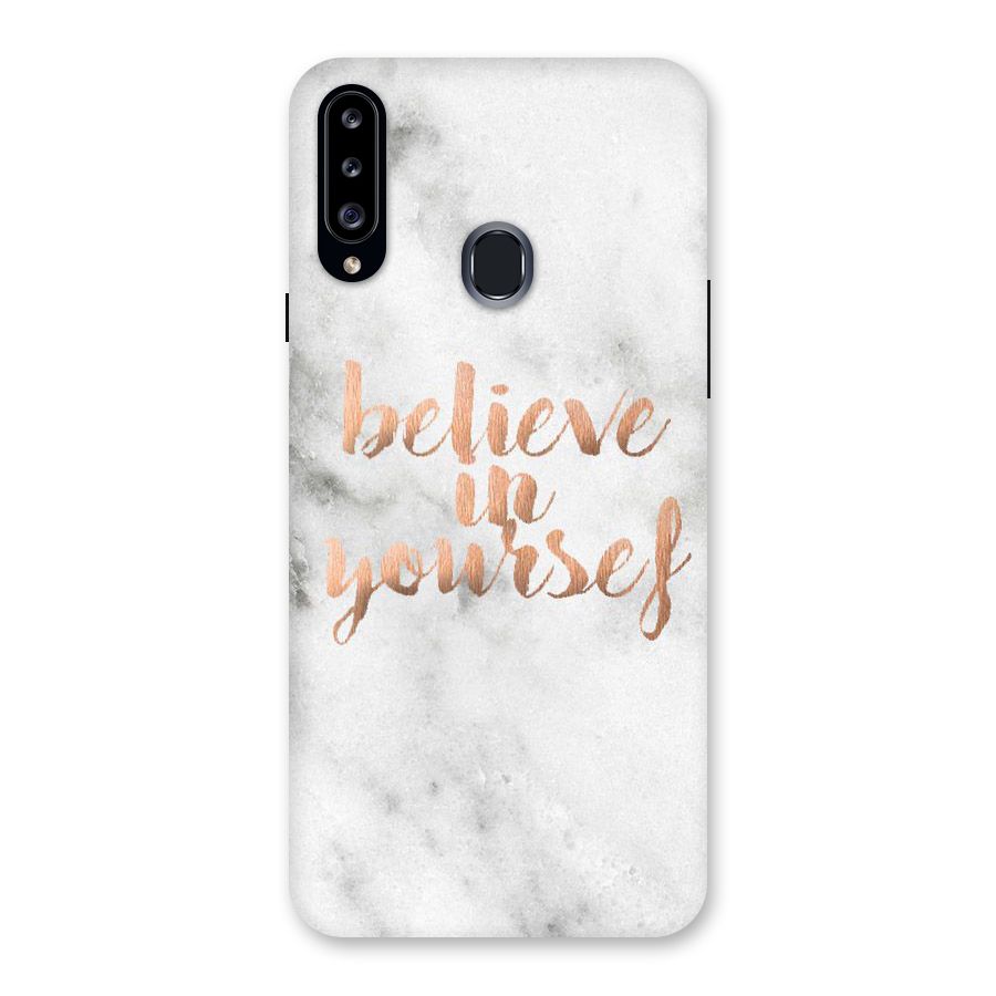 Believe in Yourself Back Case for Samsung Galaxy A20s