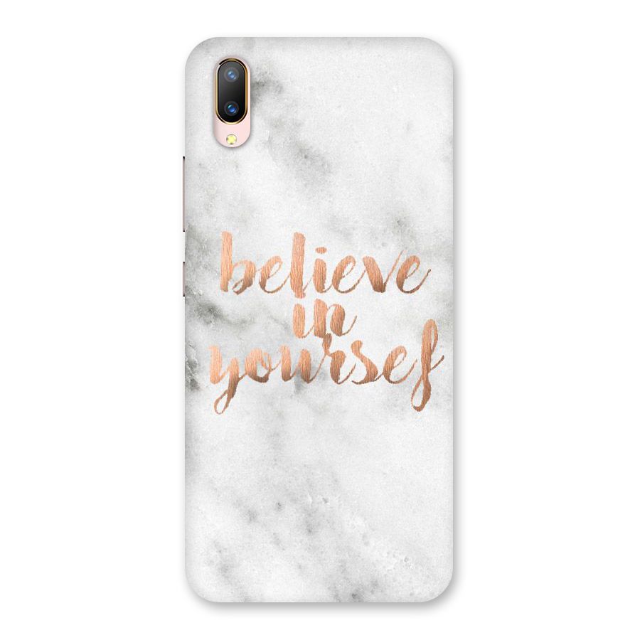 Believe in Yourself Back Case for Vivo V11 Pro