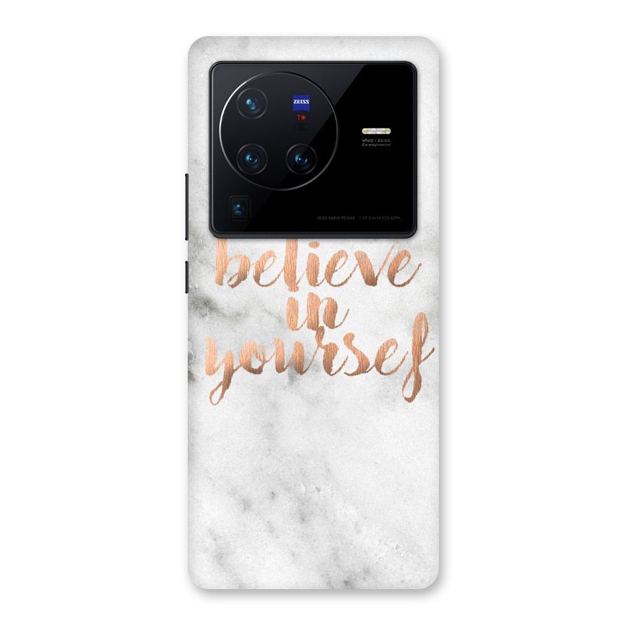 Believe in Yourself Back Case for Vivo X80 Pro