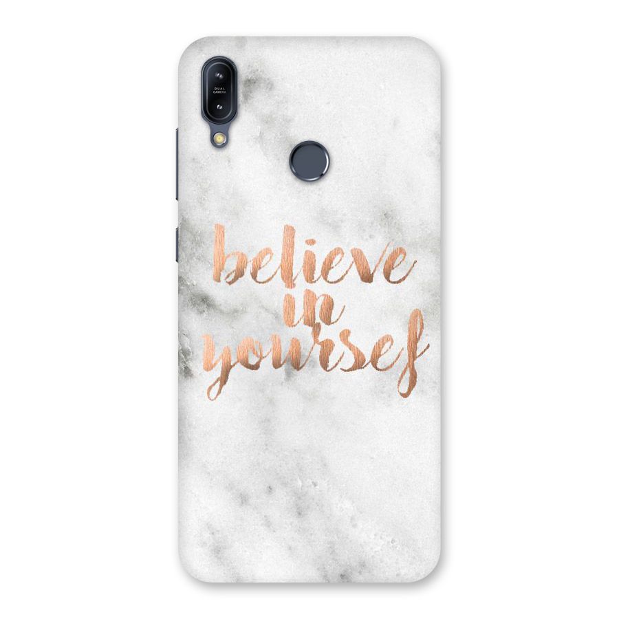 Believe in Yourself Back Case for Zenfone Max M2