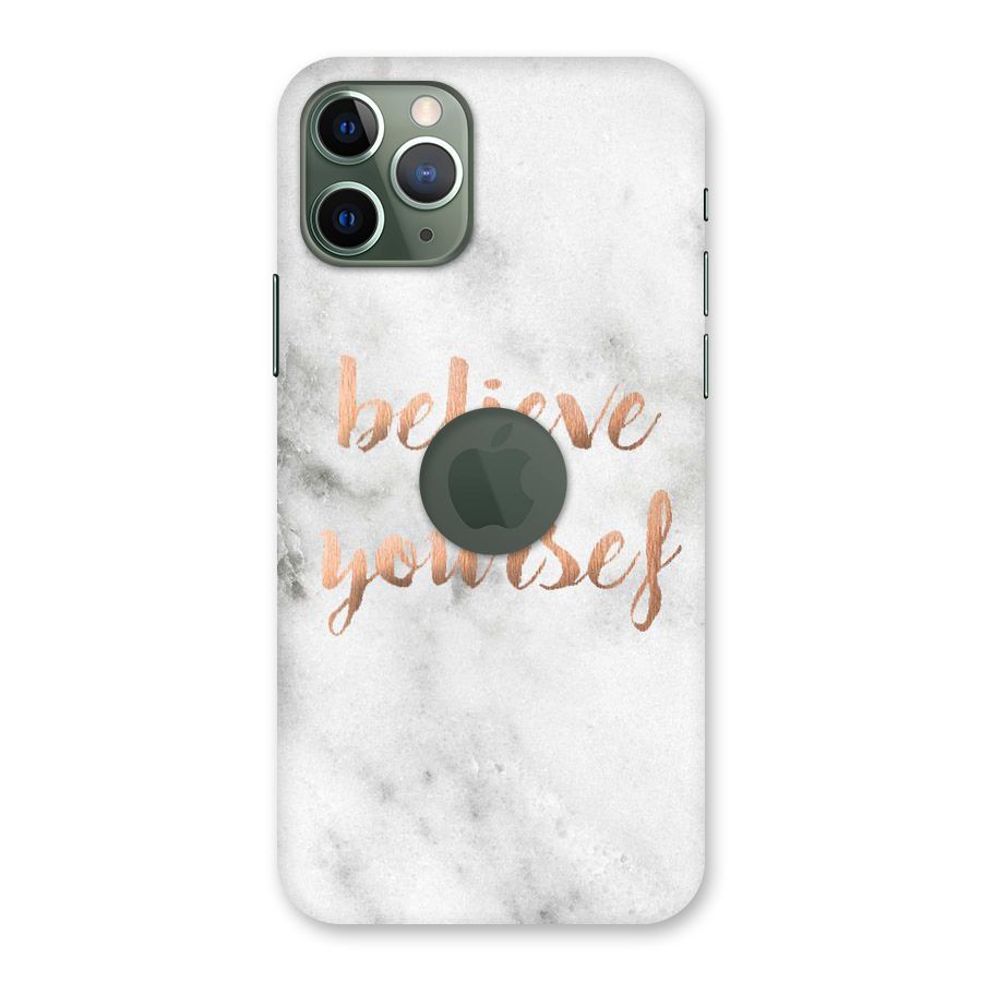 Believe in Yourself Back Case for iPhone 11 Pro Logo  Cut