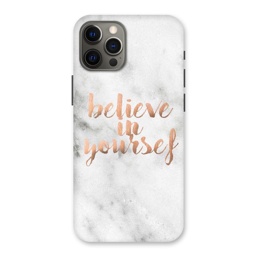 Believe in Yourself Back Case for iPhone 12 Pro Max