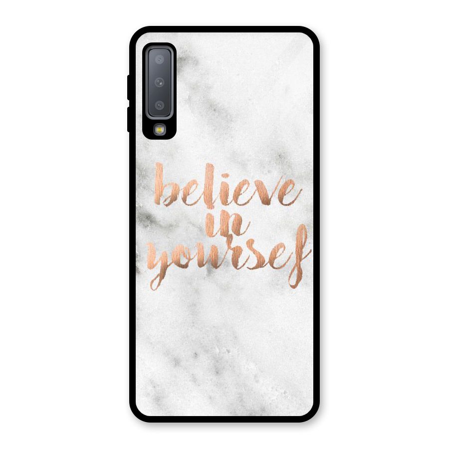 Believe in Yourself Glass Back Case for Galaxy A7 (2018)