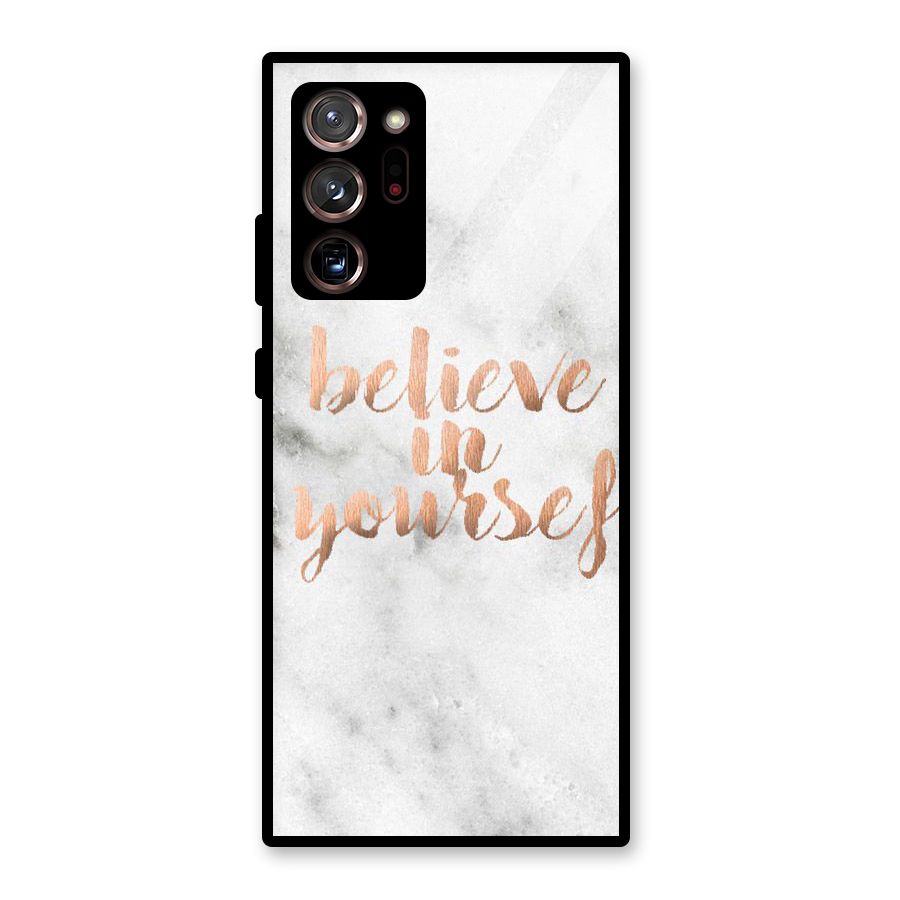 Believe in Yourself Glass Back Case for Galaxy Note 20 Ultra
