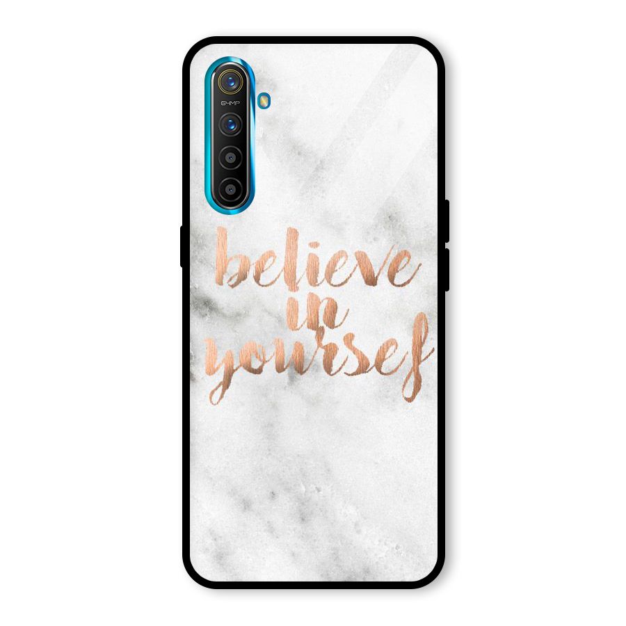 Believe in Yourself Glass Back Case for Realme X2