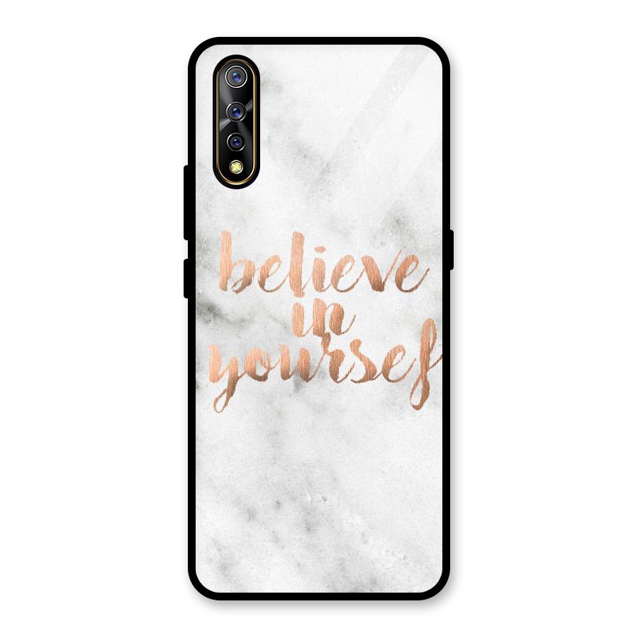 Believe in Yourself Glass Back Case for Vivo S1