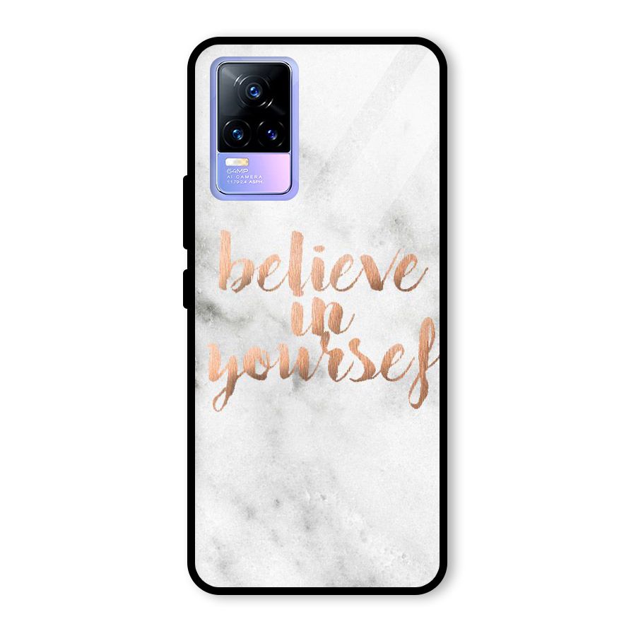 Believe in Yourself Glass Back Case for Vivo Y73