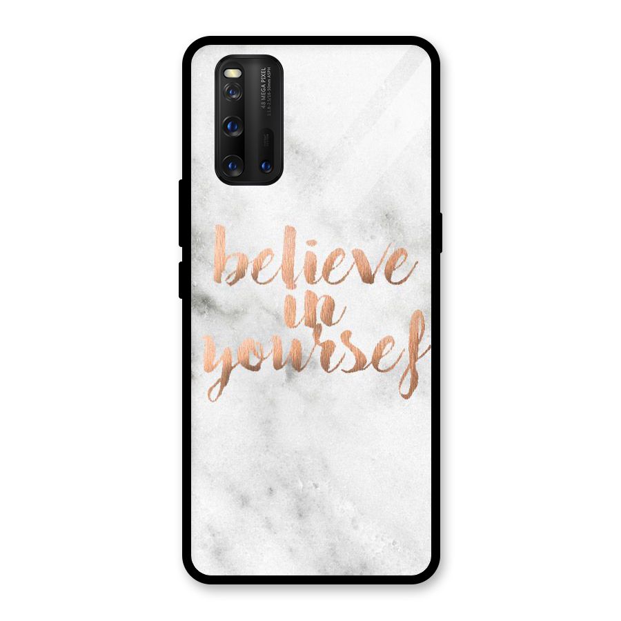 Believe in Yourself Glass Back Case for Vivo iQOO 3