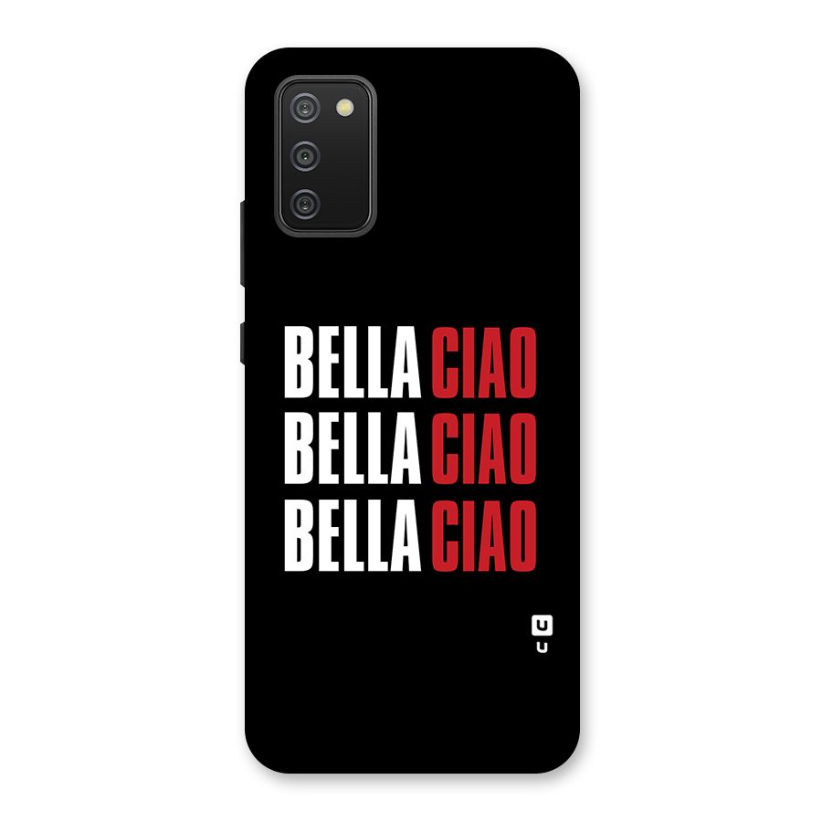 Bella Ciao Bella Ciao Bella Ciao Back Case for Galaxy M02s