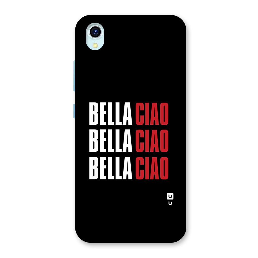 Bella Ciao Bella Ciao Bella Ciao Back Case for Vivo Y1s