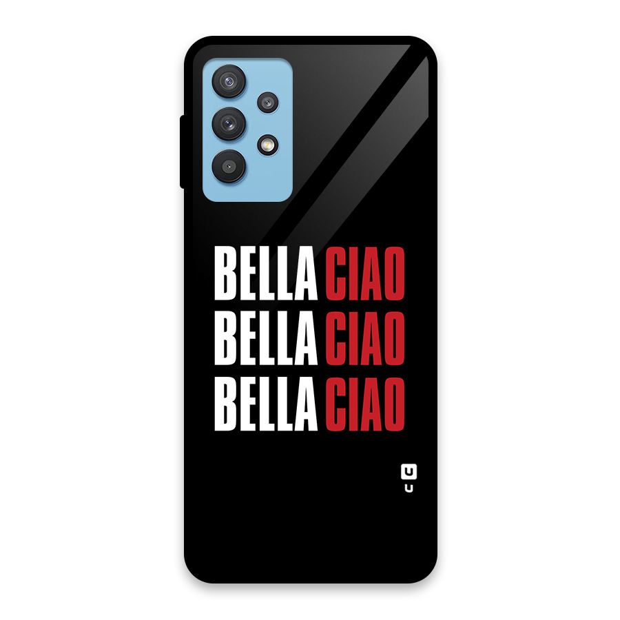 Bella Ciao Bella Ciao Bella Ciao Glass Back Case for Galaxy M32 5G