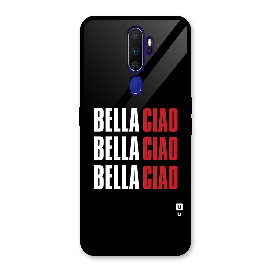 Bella Ciao Bella Ciao Bella Ciao Glass Back Case for Oppo A9 (2020)
