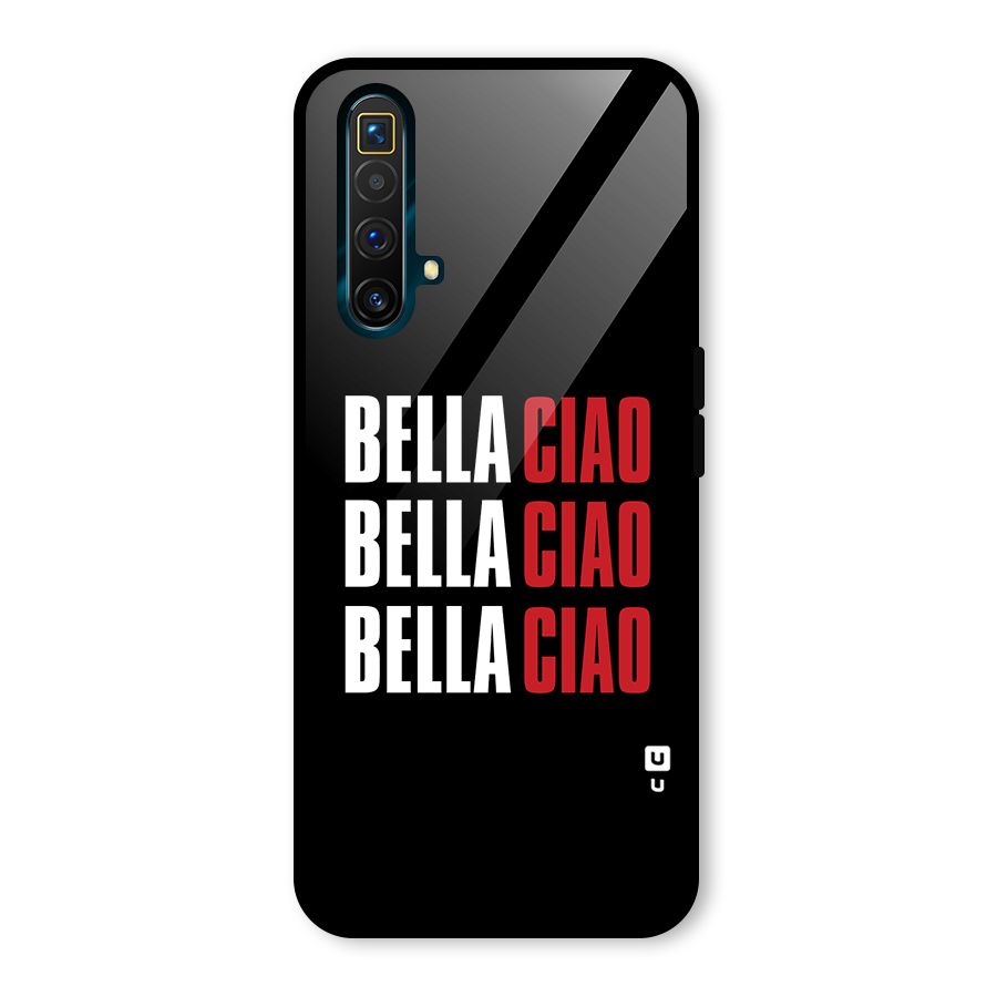 Bella Ciao Bella Ciao Bella Ciao Glass Back Case for Realme X3