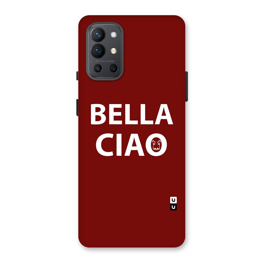 Bella Ciao Typography Art Back Case for OnePlus 9R