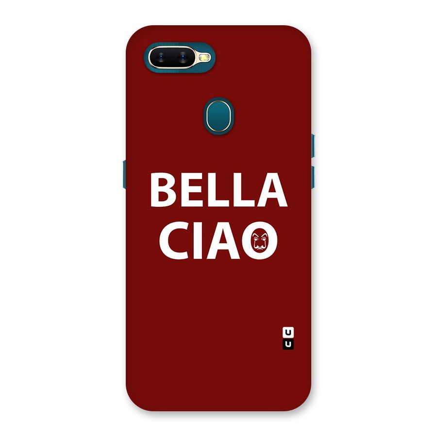 Bella Ciao Typography Art Back Case for Oppo A11k