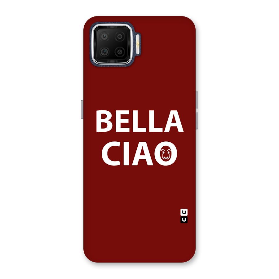 Bella Ciao Typography Art Back Case for Oppo F17