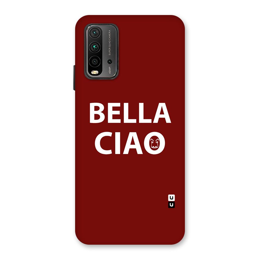 Bella Ciao Typography Art Back Case for Redmi 9 Power