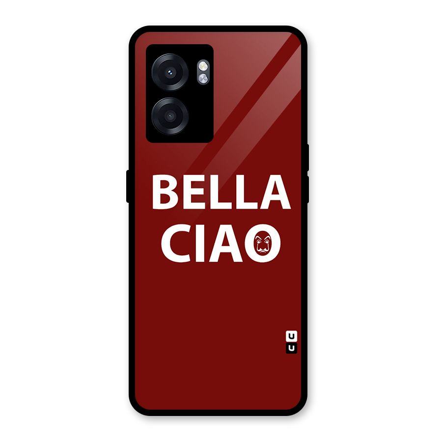 Bella Ciao Typography Art Glass Back Case for Realme Narzo 50 5G