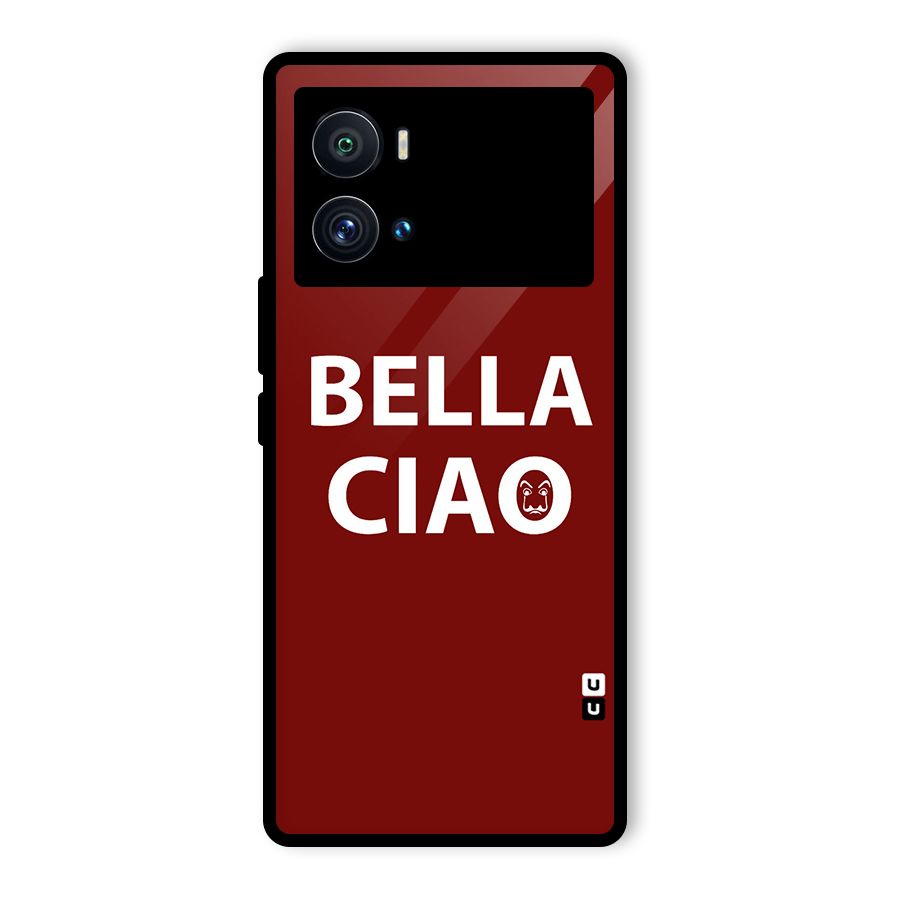 Bella Ciao Typography Art Glass Back Case for Vivo iQOO 9 Pro