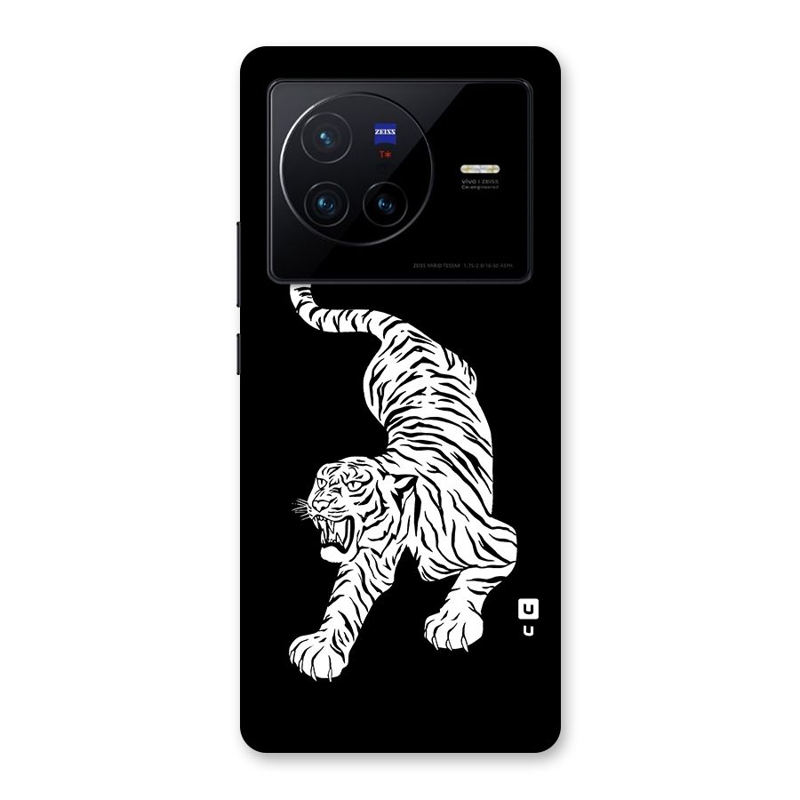 Bengal Tiger Stencil Art Back Case for Vivo X80