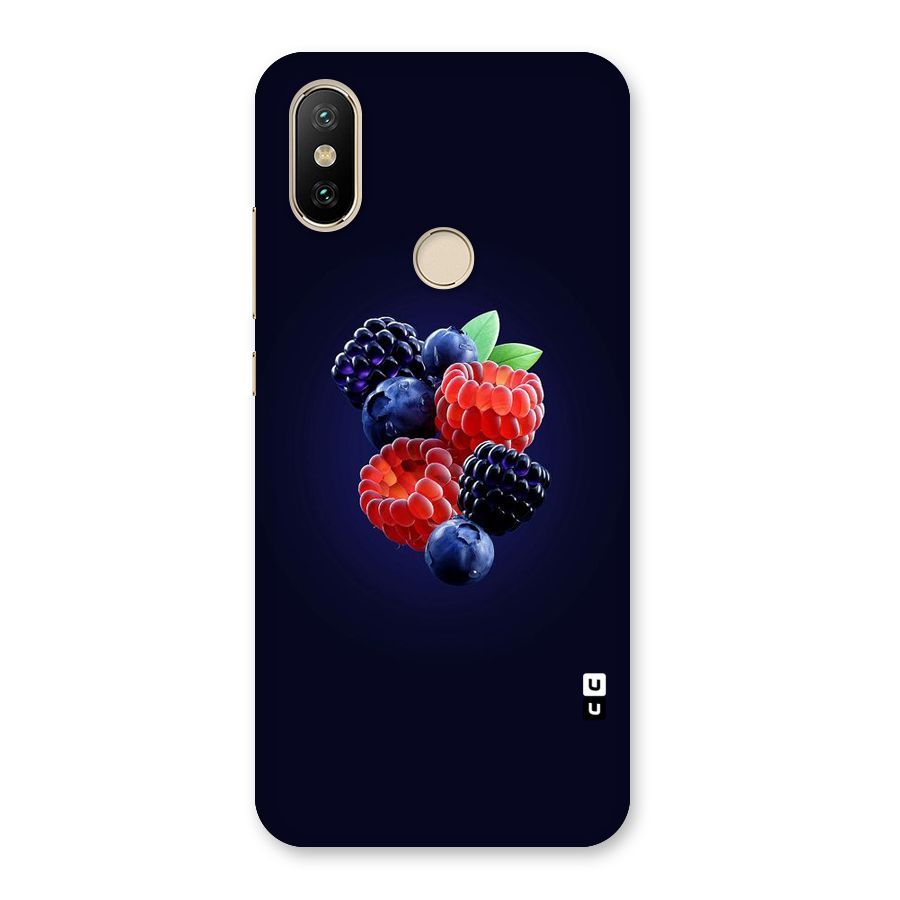 Berry Blast Back Case for Mi A2