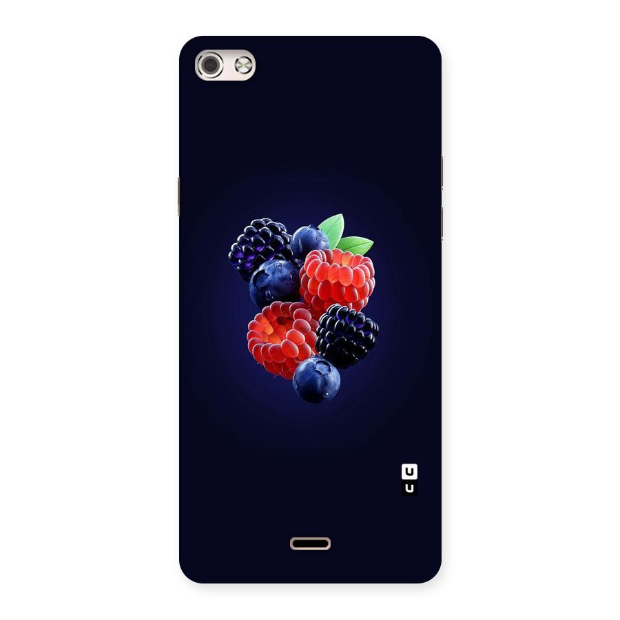 Berry Blast Back Case for Micromax Canvas Silver 5