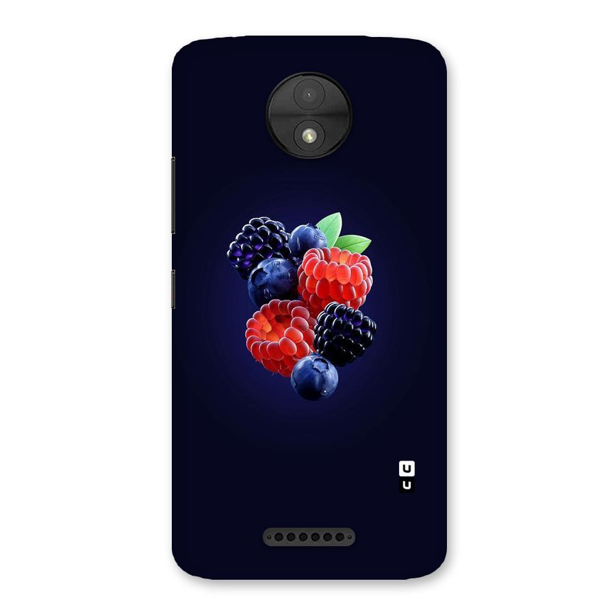 Berry Blast Back Case for Moto C
