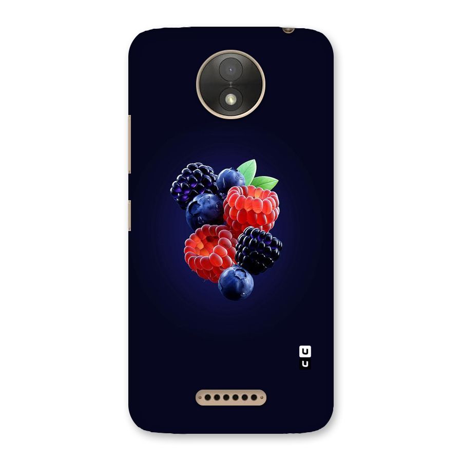 Berry Blast Back Case for Moto C Plus