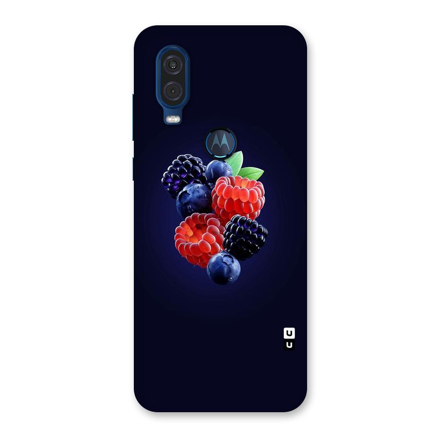 Berry Blast Back Case for Motorola One Vision