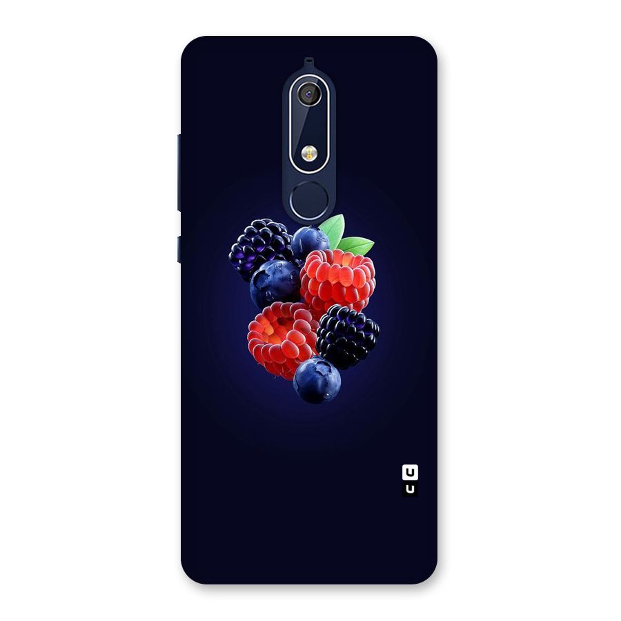 Berry Blast Back Case for Nokia 5.1