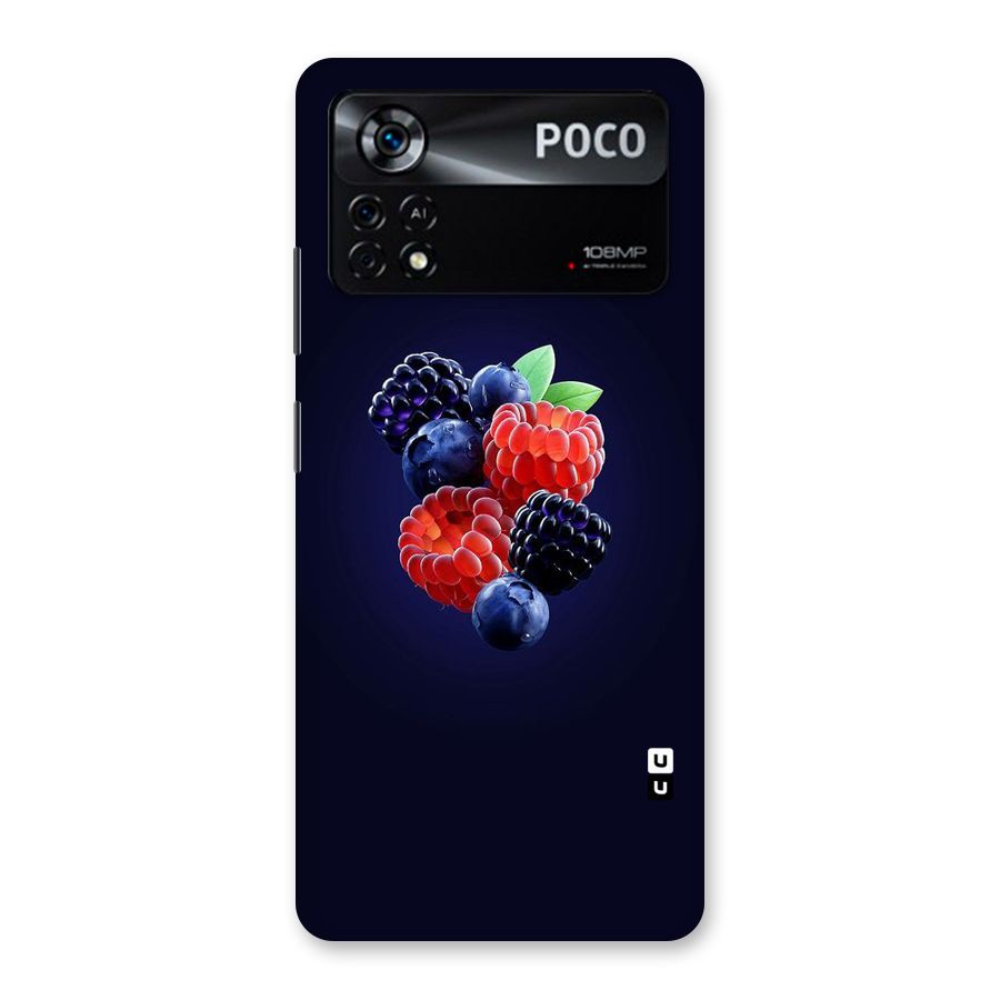 Berry Blast Back Case for Poco X4 Pro 5G